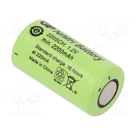 Akumuliatorius SC 1.2V 2200mAh Ni-MH GP 